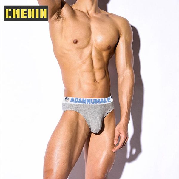 

underpants men's panties comfortable mens underwear briefs print innerwear cotton bikini gay cueca ad7101, Black;white