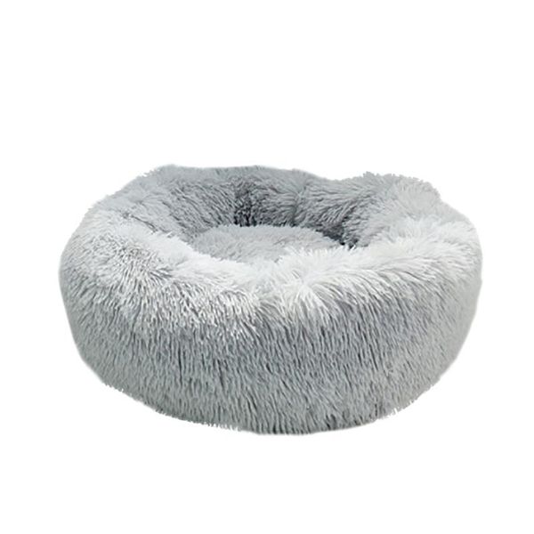 

cat beds & furniture dog pet bed kennel round winter warm house sleeping bag long plush super soft puppy cushion mat supplies