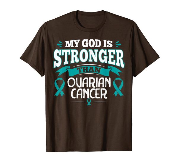 

gift for ovarian cancer patients teal ribbon t-shirt, White;black