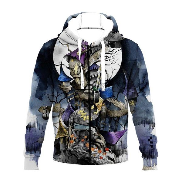 

men's hoodies & sweatshirts vintage hoodie men fashion merry christmas harajuku casual pullover 3d print zipper/hoodie/sweatshirt/jacke, Black