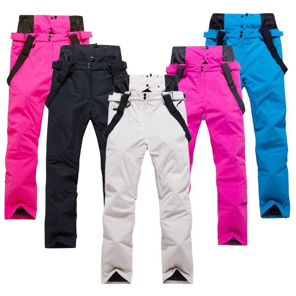 

skiing pants 2021ski men and women outdoor windproof waterproof warm couple snow trousers winter ski snowboard brand