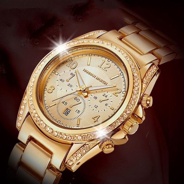 

wristwatches montre homme gold women watch luxury design brand 2021 ladies rhinestone watches waterproof fashion dress wrist, Slivery;brown