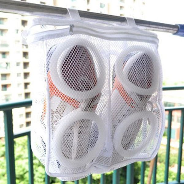

1pc laundry bag shoes organizer for shoe mesh bags dry home portable washing