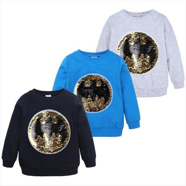 

novelty sequins kids boys t shirt cartoon graphic shirts summer cotton long sleeve clothing 2 6 years, Blue