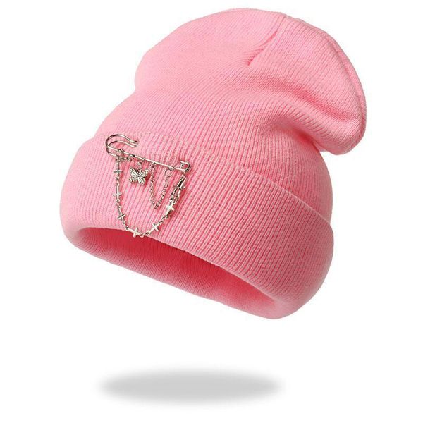 

beanies fashion women's beanie hats with accessories for autumn and winter hip-hop knitted cap streetwear warm hat girls