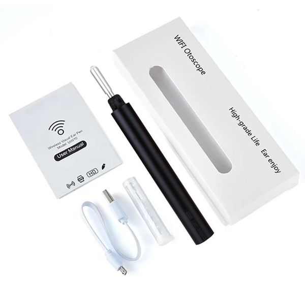 

3.9mm wifi ear wax removal tool cleaning camera visual otoscope wireless luminous teeth oral inspection mini cameras
