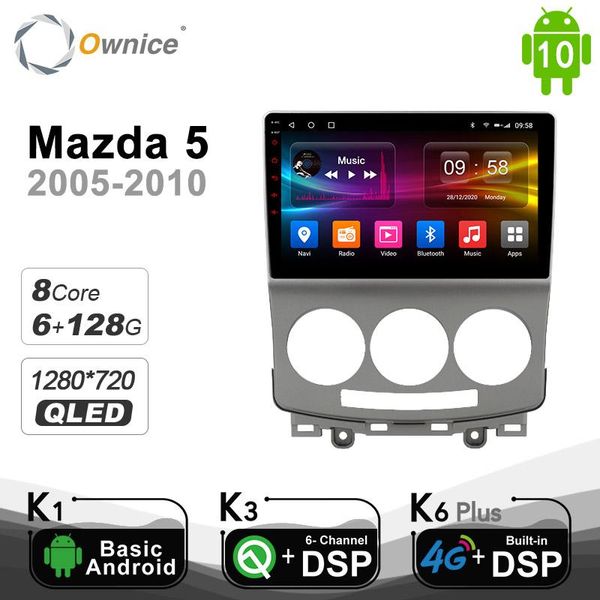 

player ownice carplay px6 6g+128g android10.0 8core car dvd for 5 2005-2010 spdif gps 4g lte multimedia headunit radio