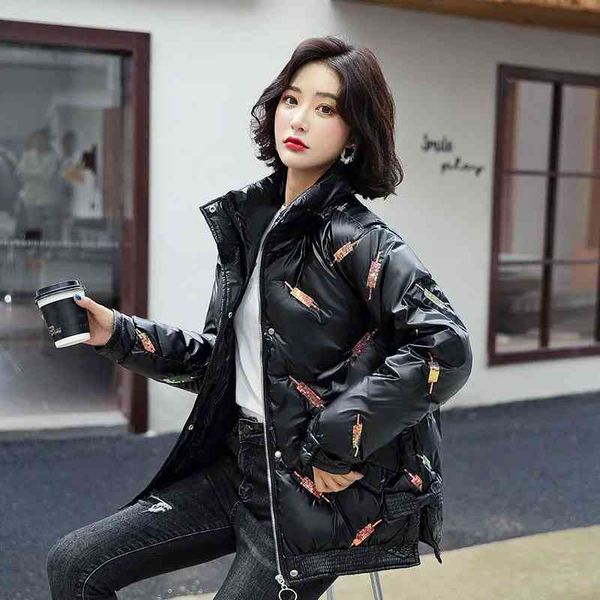 

women's jackets winter coat, thick cotton jacket quilted owac, Black;brown