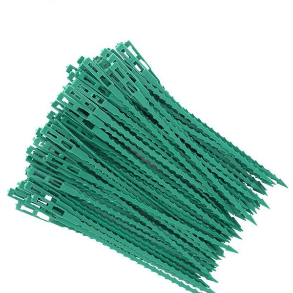 

other garden supplies 50/100pcs reusable cable ties plant support shrubs fastener tree locking nylon adjustable plastic tools