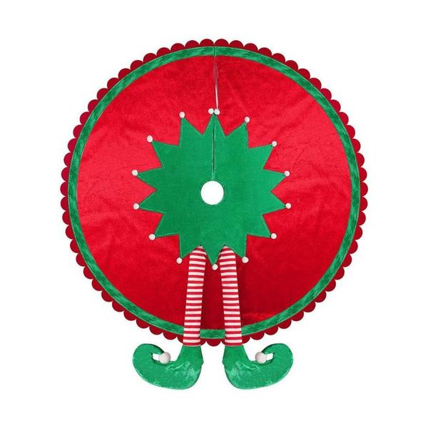

christmas decorations cute tree skirt elf foot floor mat ornaments for home decor navidad year