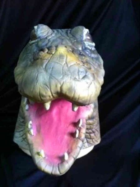 

mask crocodile animation dress up dinosaur ferocious animal head bar party cos night pu