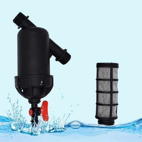 

watering equipments 1in water filter for irrigation mesh screen strainer with flushing valve filters sprinklers garden tool part