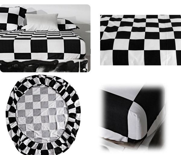 

sheets & sets fitted sheet 1pcs mattress cover printing bedding linens bed with elastic band double queen size zebra bedsheet 160x200