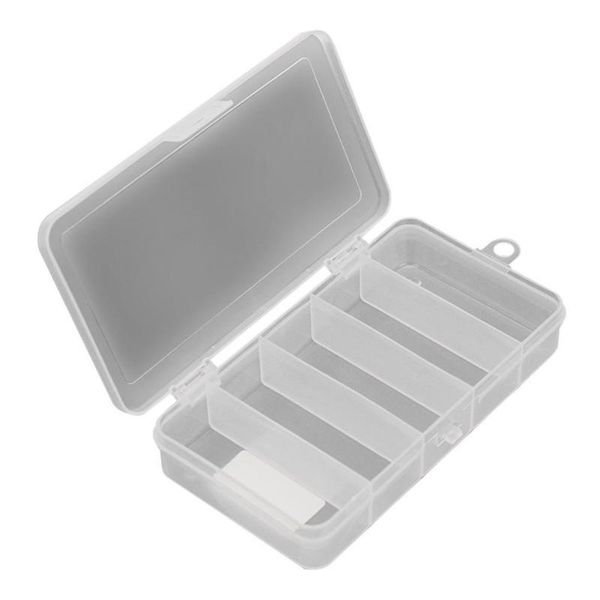 

fishing accessories 5 compartments large size tackle box storage bait lure container