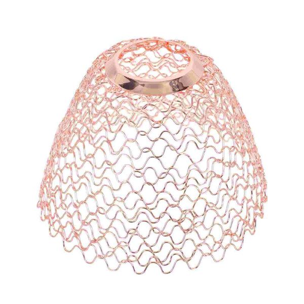 

wall lamp 1pc decorative lampshade hanging light cover accessory (rose gold)