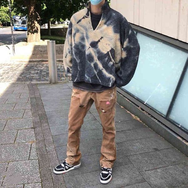 

cpfm humanmade tie dyed cashmere sweater, Black