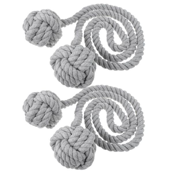 

curtain & drapes 2pcs tiebacks natural cotton rope drapery tie backs holdbacks