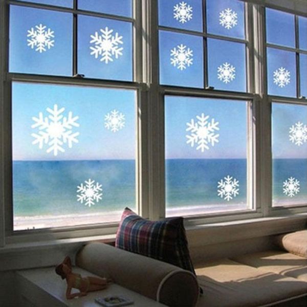 

wall stickers christmas snowflake window sticker room decals decorations for home year