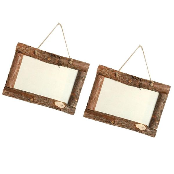 

frames 1/2pcs diy wooden po mini hanging picture frame handmade crafts for home decor
