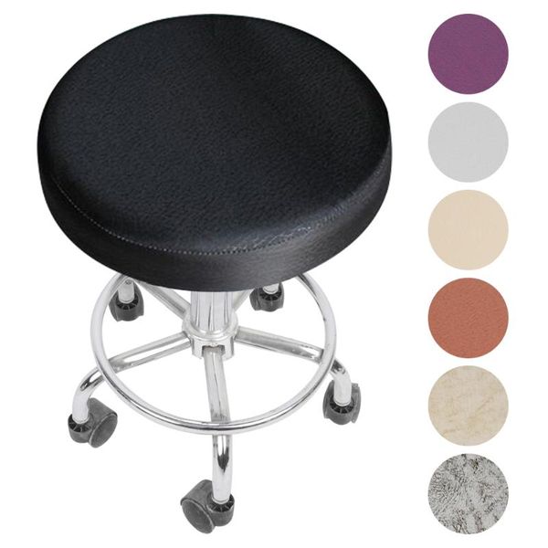 

chair covers 2021 round cover bar stool elastic seat home slipcover 1pc