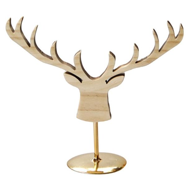 

jewelry pouches, bags decorative ornaments wooden reindeer shelf, Pink;blue