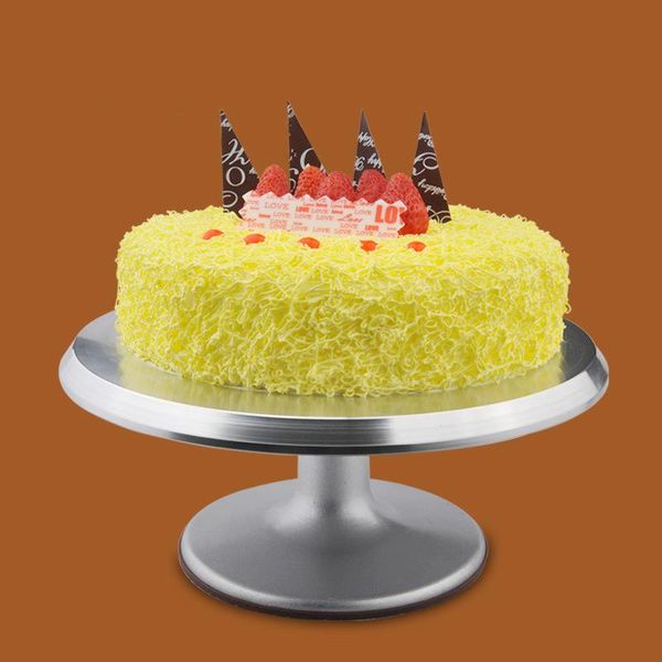 

aluminum alloy 10-inch cake decoration turntable rotating butter baking tool stand & pastry tools