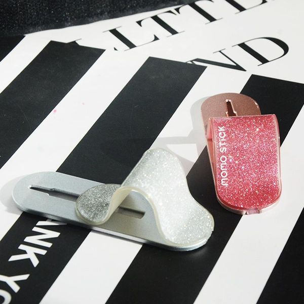 

cell phone mounts & holders universal finger car glitter mobile grip stand multi band smart back sticker for one plus 5t