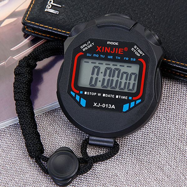 Esporte ao ar livre stopwatch profissional portátil digital lcd display esportes running timer cronógrafo contador temporizadores com cinta bh5261 tyj