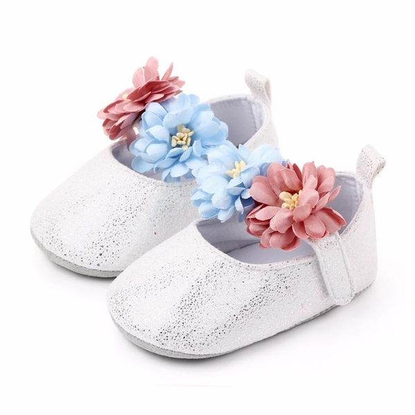 

first walkers baby girls spring autumn cute fashion flower pattern shallow princess shoes anti-slip toddler