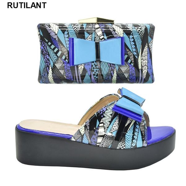 

dress shoes latest african and bags matching set patent leather womens platform heels handbags mixed colors women pumps, Black