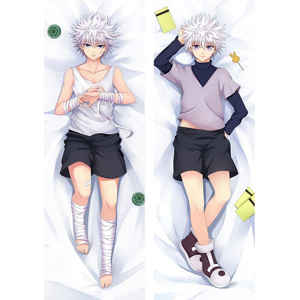 

pillow case x anime killua zoldyck long body hisoka monster dakimakura cover