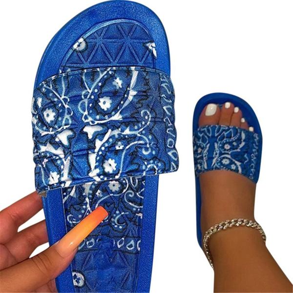 

fashion slip-on sandals women's slippers thick bottom beach slides casual non-slip shoes d88, Black