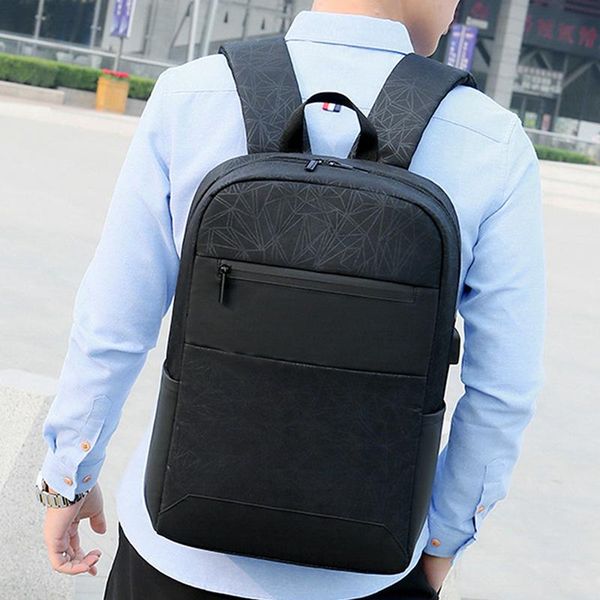 

school bags fashion backpack men's large capacity computer travel wateproof bag