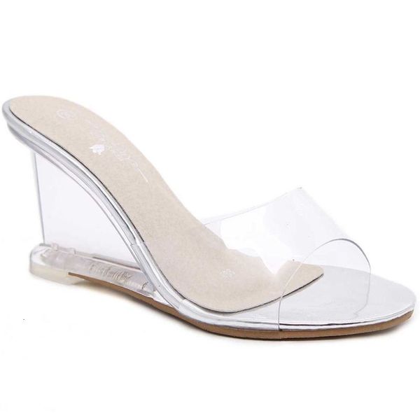 

sandal transparent female crystal, Black