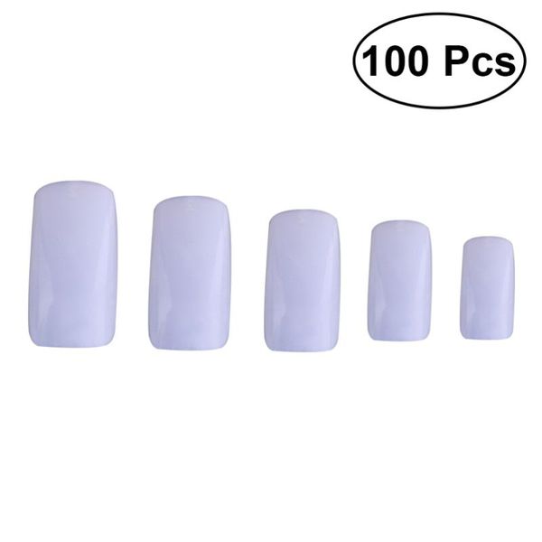 

nail tips artificial false fake nails art supplies for salons and diy (natural style), Red;gold