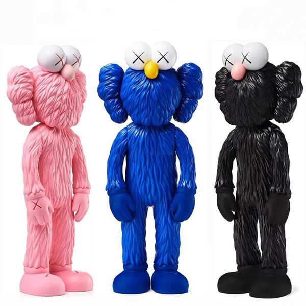 

new 35cm 0.6kg originalfake kaws standing sesame street companion original box trend kaws action figure model decorations toys gift