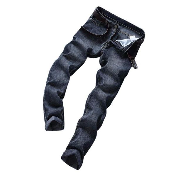 

men's jeans retro youth straight loose vintage, Blue