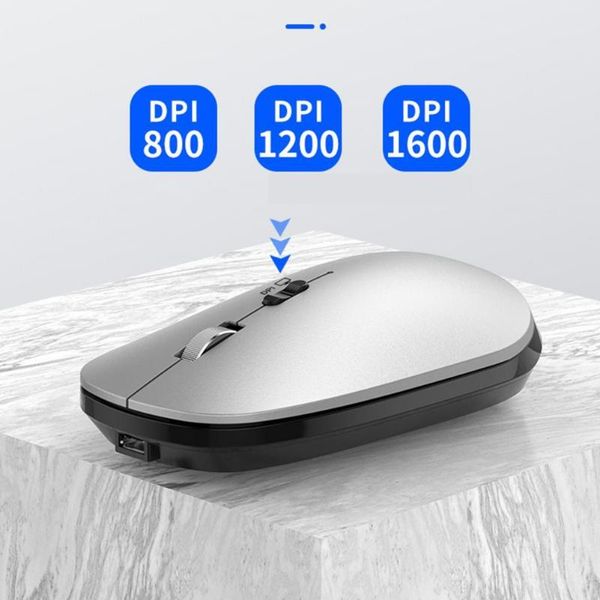 

mice wl169 mouse bluetooth 5.0 2.4ghz rechargeable portable wireless for office