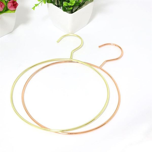 

hangers & racks 5pcs round clothes iron creative scarf metal hanger