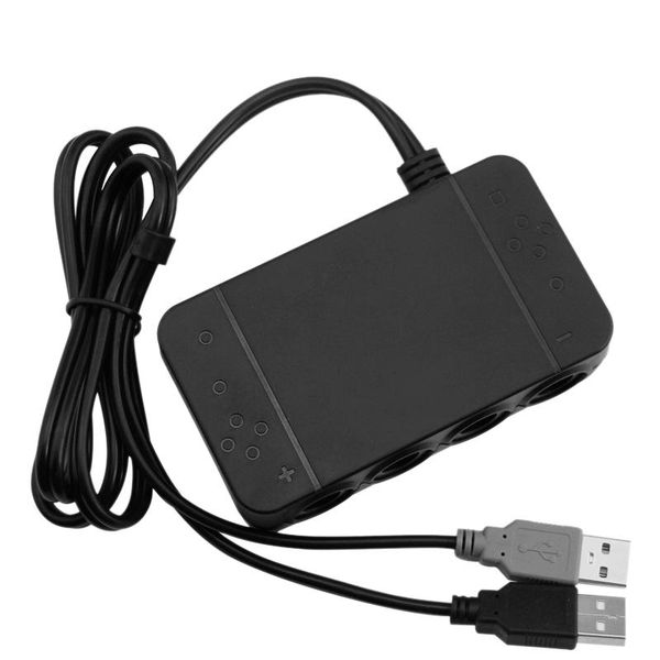 

game controllers & joysticks 4 ports gc to switch wii u pc gamecube controller adapter with turbo and home button mode for