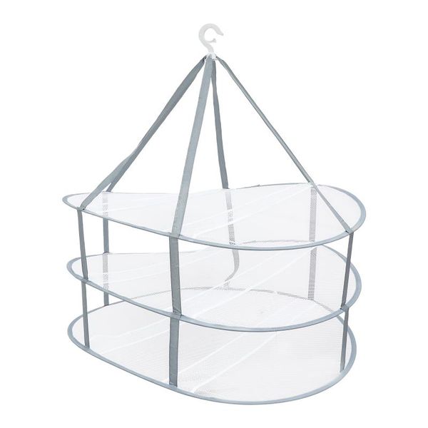 

hangers & racks 1pc household foldable home clothes drying rack tuck net for