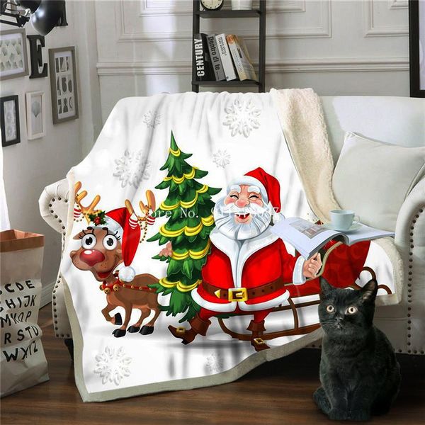 

sheets & sets snowflake flannel sherpa throw blanket red and white holiday for winter bedding couch sofa merry christmas gifts sheet