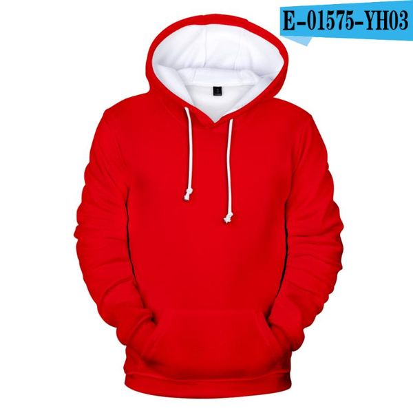 

men's hoodies & sweatshirts simple style child size solid color autumn winter pullovers hooded kids clothing, Black