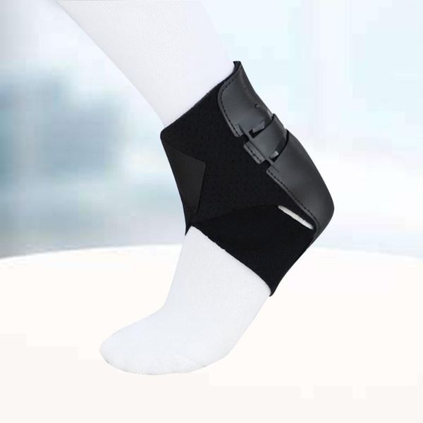 

sports ankle support comfortable fitness riding brace for tennis basketball sprain black left foot size, Blue;black