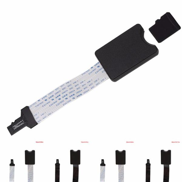 

computer cables & connectors tf micro sd male to female sdhc sdxc card reader extension adapter cable extender for phone car gps tv 10/15/25