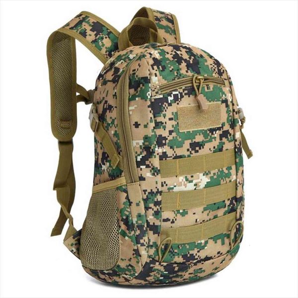 

12l tactical molle army outdoor sports pack waterproof backpack school bags kids mini military rucksack children travel bag
