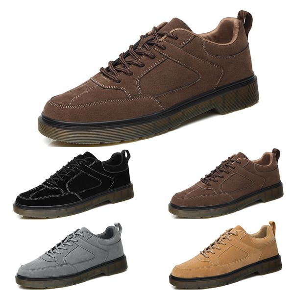 

og men leather running shoes triple black brown grey fashion mens trainers outdoor sports sneakers walking runner shoe