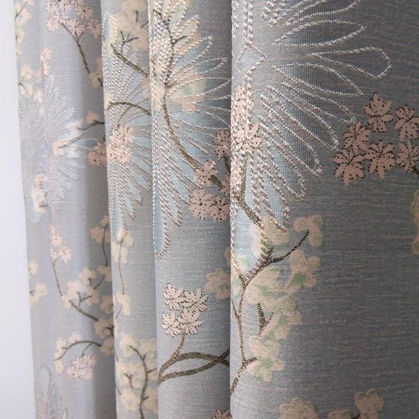 

curtain & drapes factory direct high precision jacquard base fabric window shade cloth wholesale printing living room bedroom