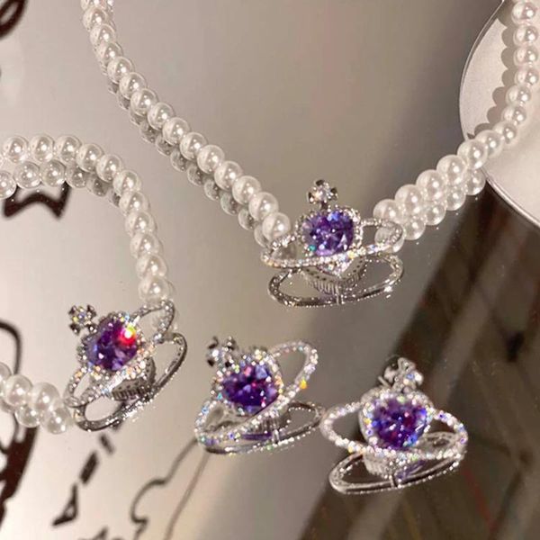 

chokers 2021 vintage fashion pearl heart necklace female creative elegant retro temperament wedding party all-match jewelry gifts, Golden;silver