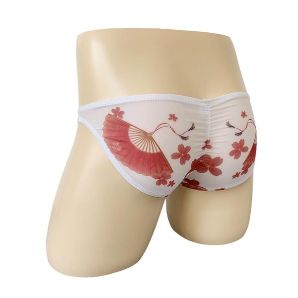 

underpants male panties low waist men underwear swimming briefs exotic comfortable breathable thin, Black;white